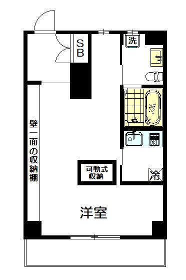 DE BLANC(ドゥブラン) 202号室 間取り