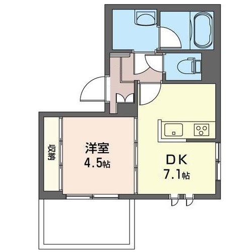 Prendre下北沢(プランドル） 302号室 間取り
