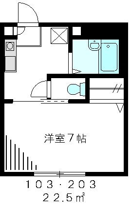 ディアス吉祥寺 203号室 間取り