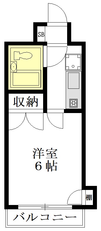 エスペランサ武蔵野 302号室 間取り
