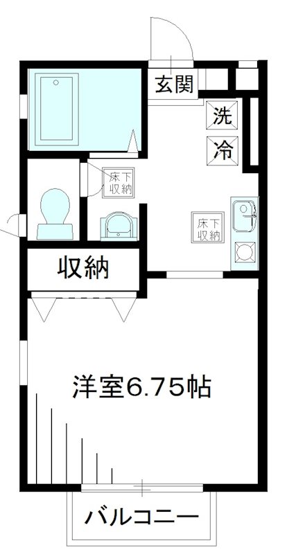 サンヒルズ 101号室 間取り