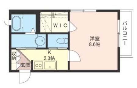 Clementia宮前 203号室 間取り