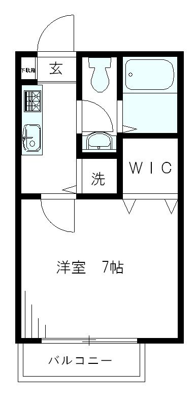afable（アファブル） 202号室 間取り
