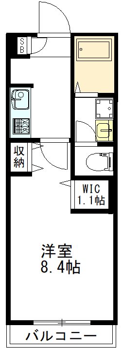Maison D 101号室 間取り