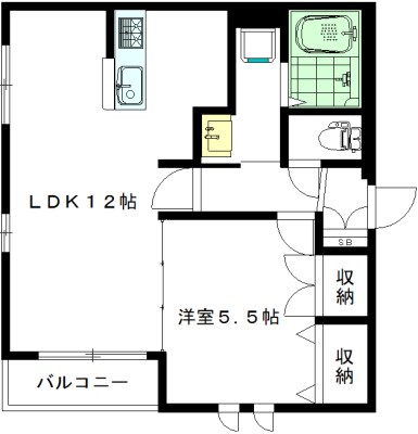 メゾンアルカンシエル 303号室 間取り