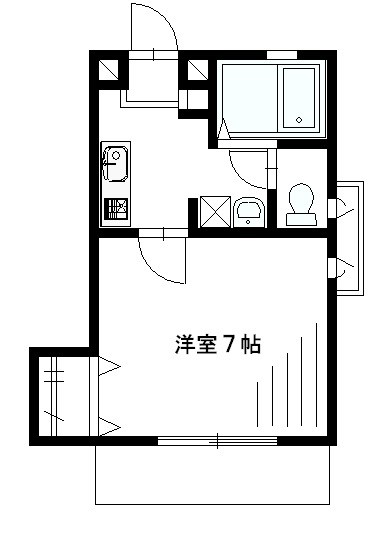 デメテル 101号室 間取り