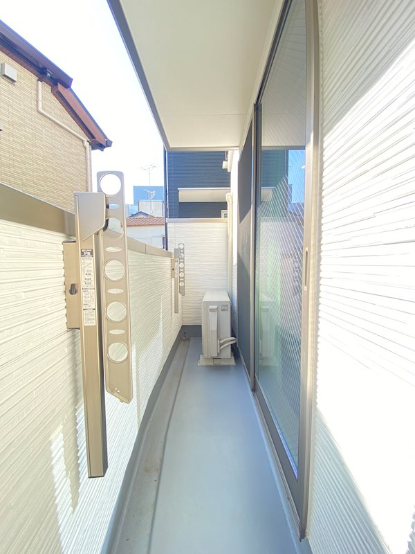 早稲田南町戸建 ベランダ