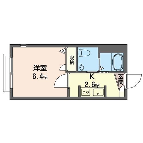 M.K.R.代田（エムケーアールダイタ） 204号室 間取り