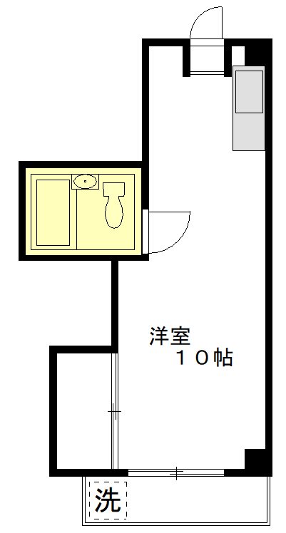 ハイムハラシマ 203号室 間取り