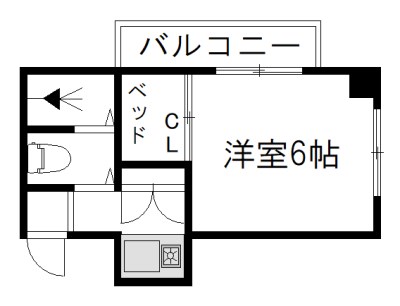 パークハイムスダ 401号室 間取り