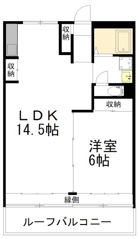 江原町住宅 106号室 間取り