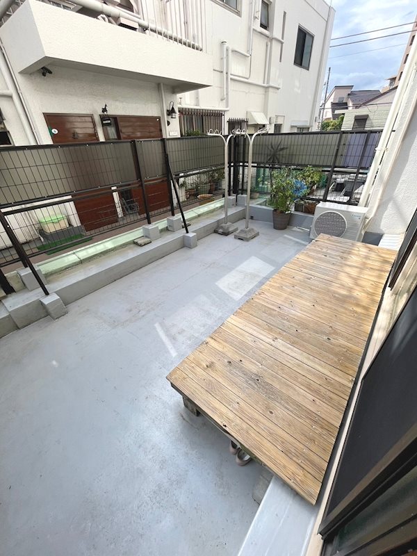 江原町住宅 ベランダ