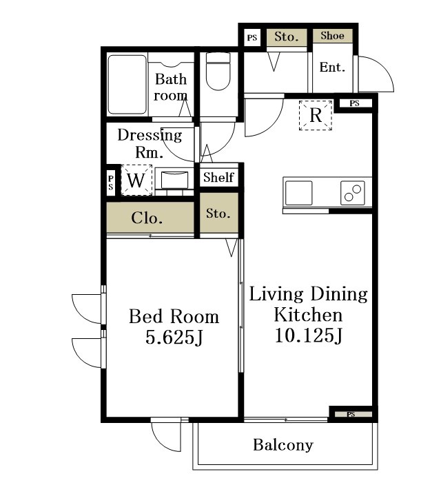 SouthScent Soshigaya（サウスセントソシガヤ） 101号室 間取り