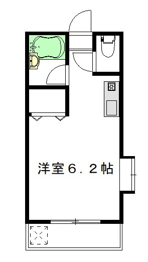 パインレーブ 101号室 間取り