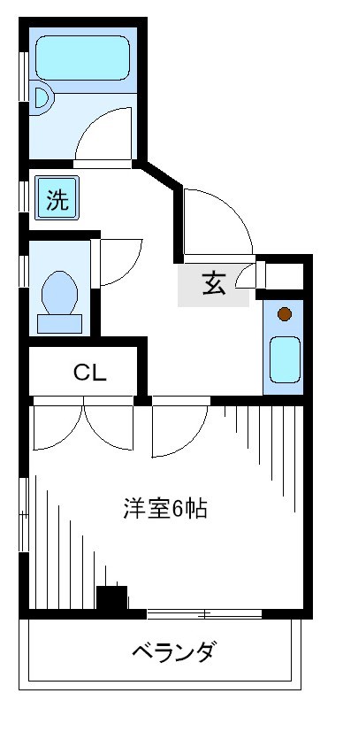 クレスト北沢 202号室 間取り
