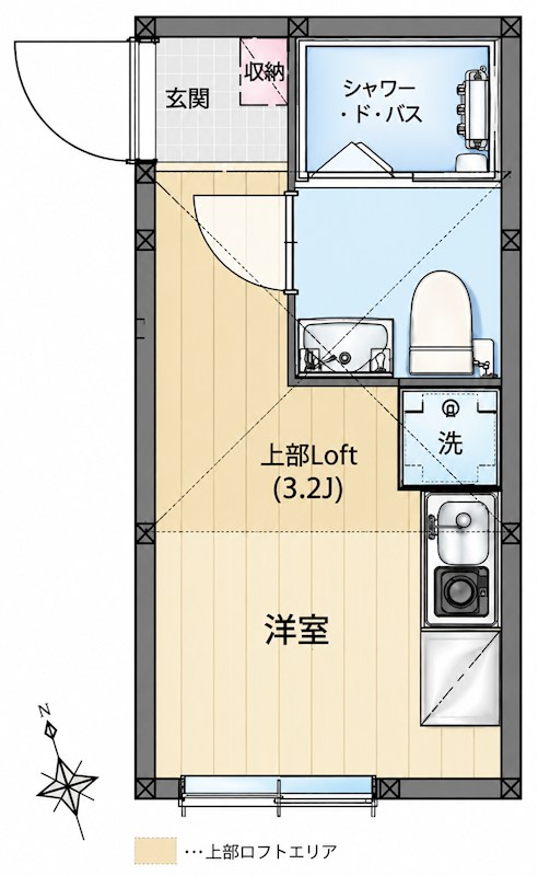 ビジュー江古田レジデンス 202号室 間取り
