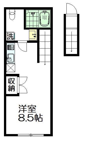Primary Residence (プライマリーレジデンス）荻窪 203号室 間取り