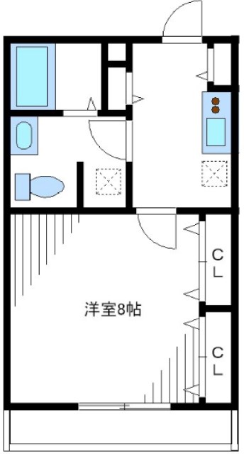 チェリーヒルズⅡ 202号室 間取り