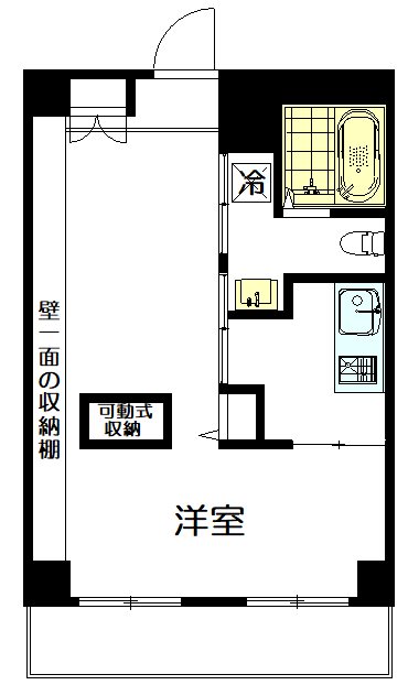 DE BLANC 205号室 間取り