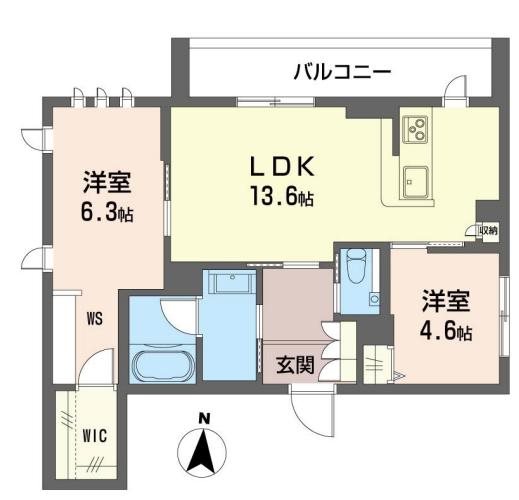 フィーゴ高円寺 303号室 間取り