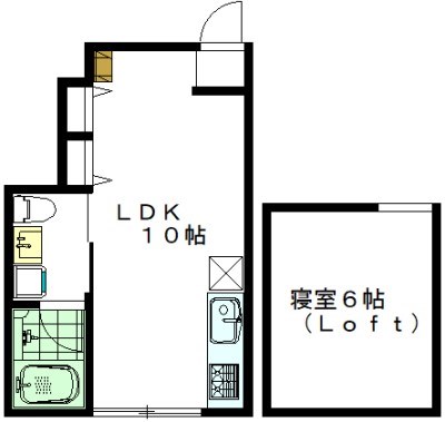 プルミエール高井戸 102号室 間取り