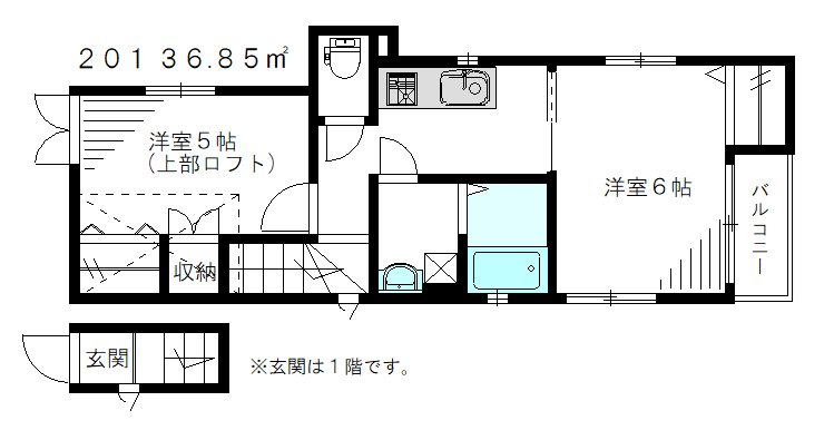 アビデ・オギクボ 間取り図