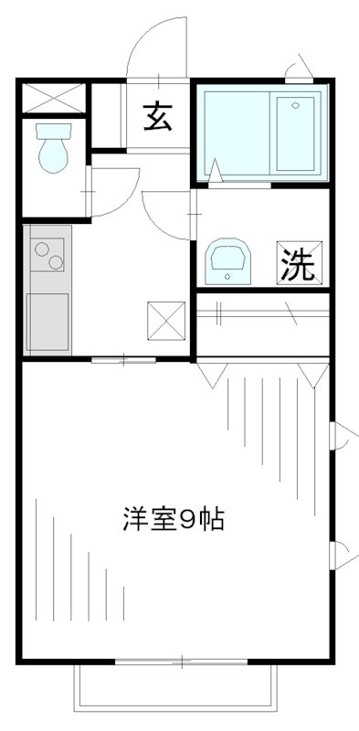 さつき館 101号室 間取り