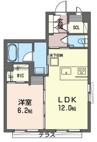 ワイズガーデン吉祥寺 101号室 間取り