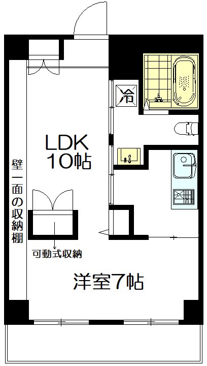 DE BLANC 205号室 間取り