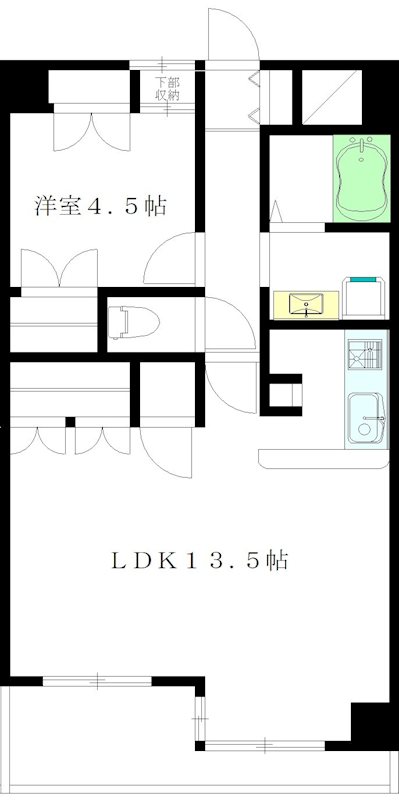 コートエバーグリーン 間取り図