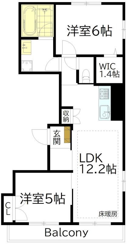 下高井戸１丁目新築計画 301号室 間取り