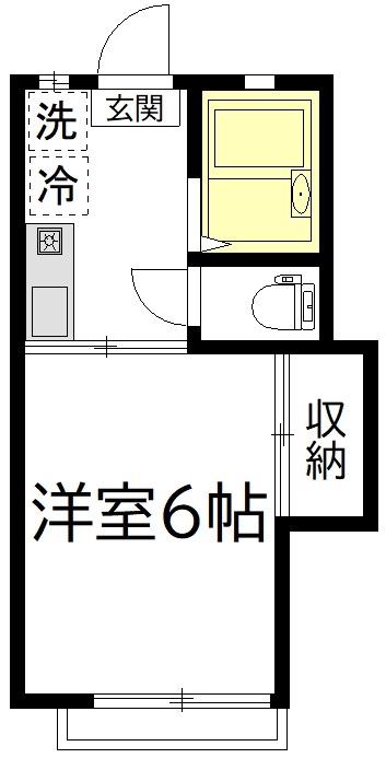 ヴィラ浜田山 102号室 間取り