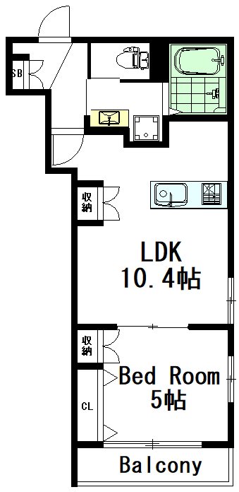 ヴィオリラⅠ 305号室 間取り