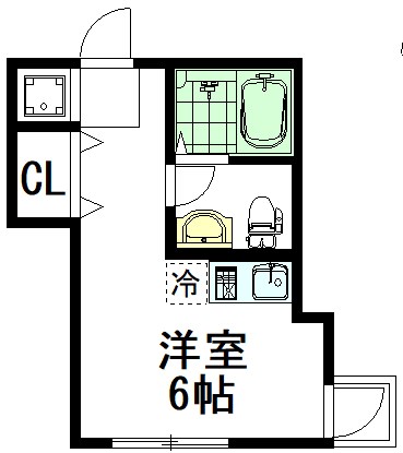 エギーユ 101号室 間取り