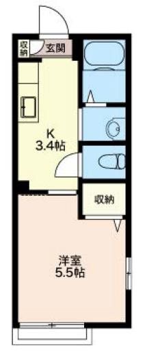 セラタン阿佐ヶ谷 201号室 間取り