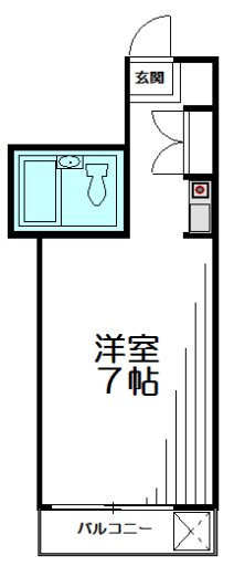 カーサフジイ 206号室 間取り