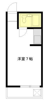 アルプ北沢 201号室 間取り