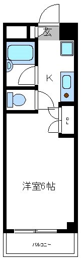 クローバーハイツ 101号室 間取り
