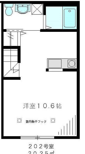 エスパシオ秋津 202号室 間取り