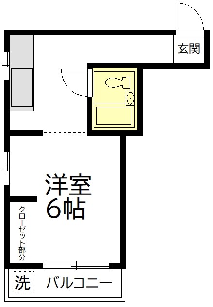 メゾン華 201号室 間取り