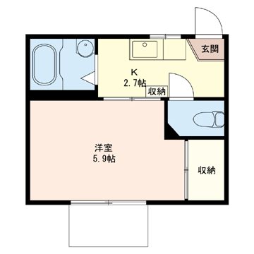 キャピトル中野 102号室 間取り
