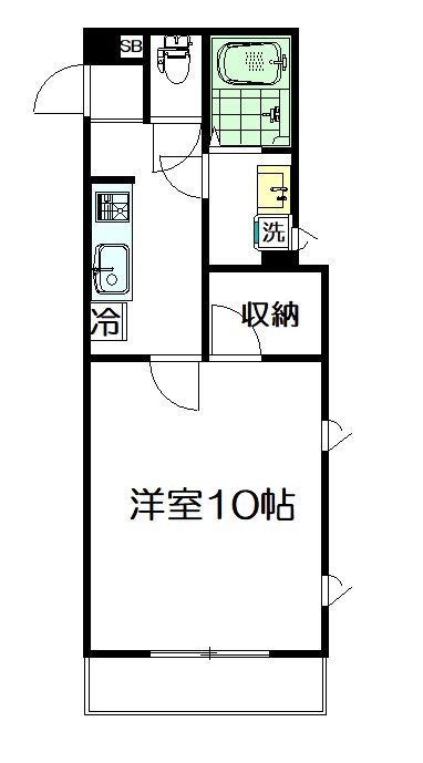 アルテヴィータ 204号室 間取り