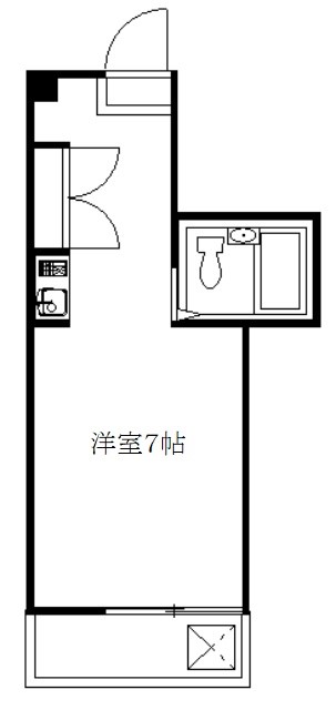 カーサフジイ 204号室 間取り