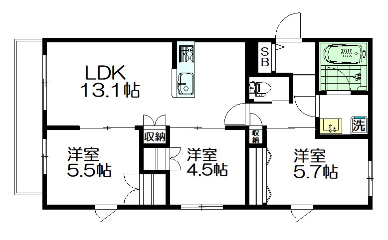 (仮称)阿佐谷南１丁目プロジェクト 302号室 間取り