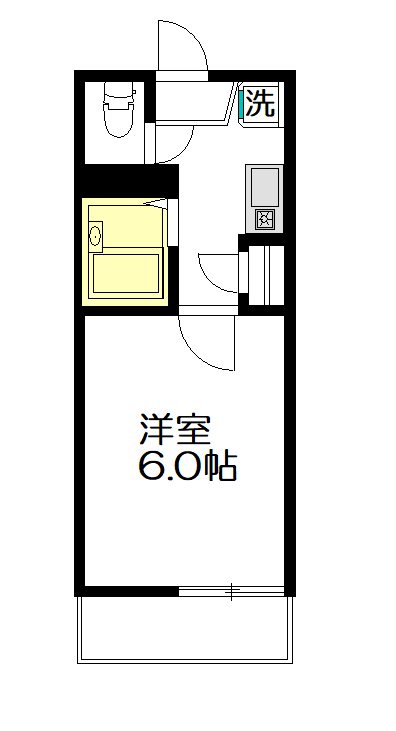 井原ビル 302号室 間取り