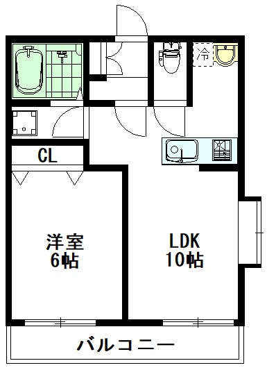 フラット 間取り図