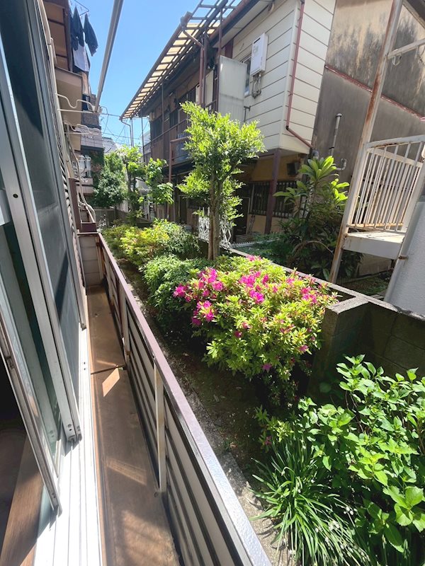 徳寿荘  ベランダ