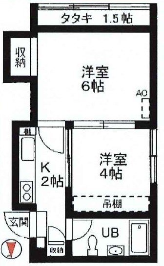 PLUM　FLAT（プラムフラット） 40A号室 間取り