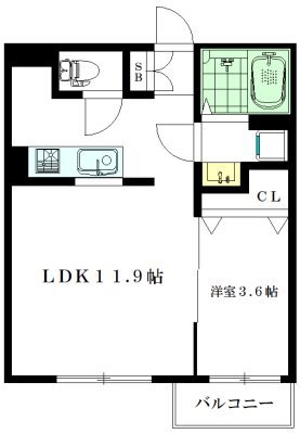 リーフガーデン 301号室 間取り