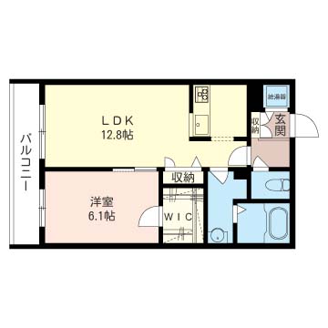 べレオプレミアム上原 302号室 間取り